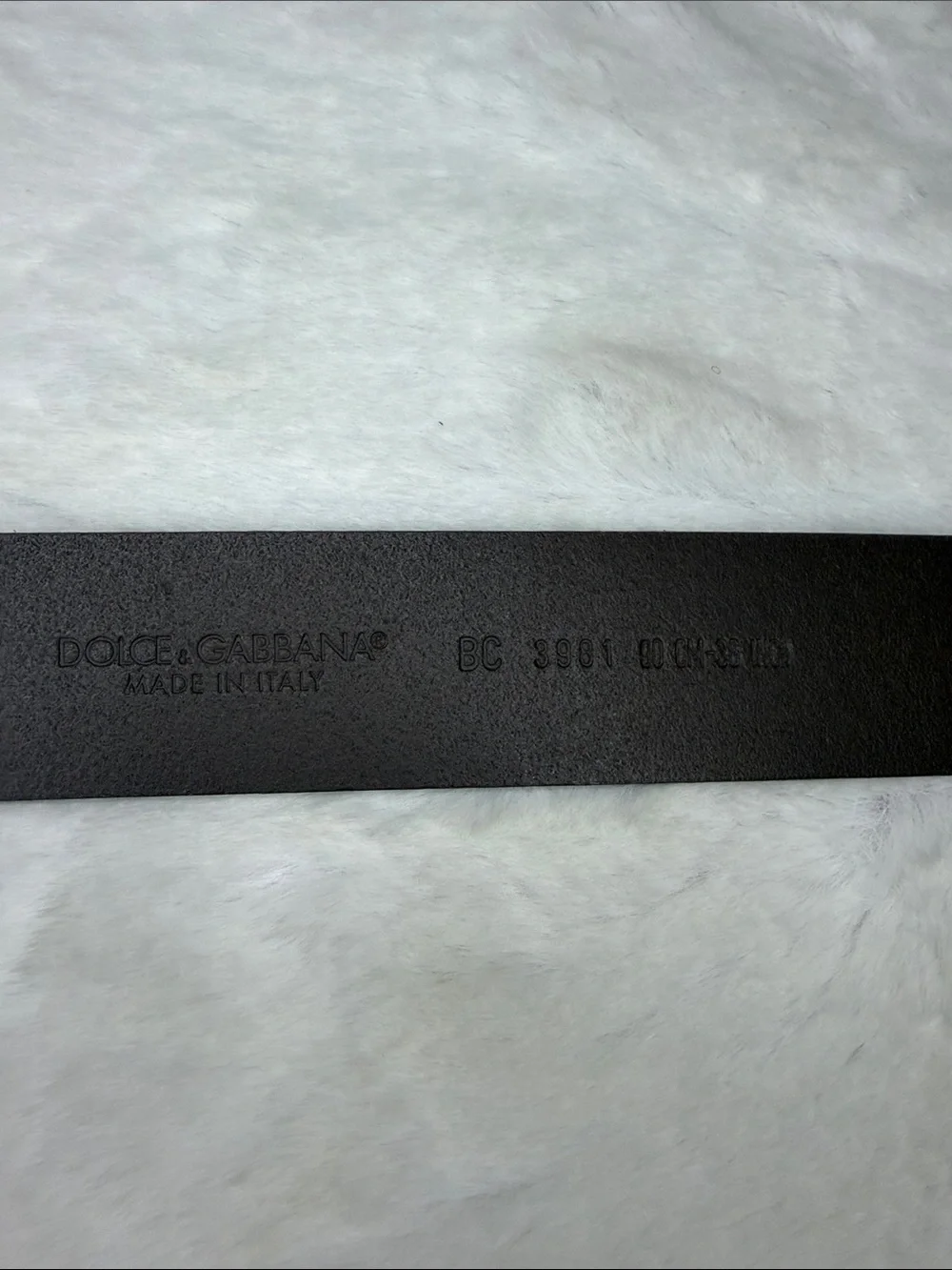 Dolce & Gabbana Brown Leather DG Buckle Belt